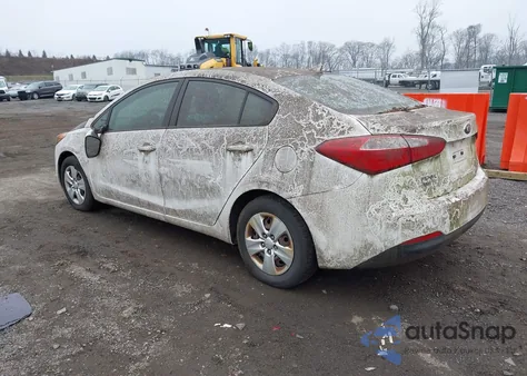 2016 Kia Forte Lx z USA, uszkodzony, nr VIN KNAFX4A67G5515152
